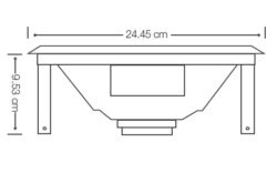 זוג רמקולים שקועים עגולים 6.5 V-Series עם מסגרת דקה מסדרת_