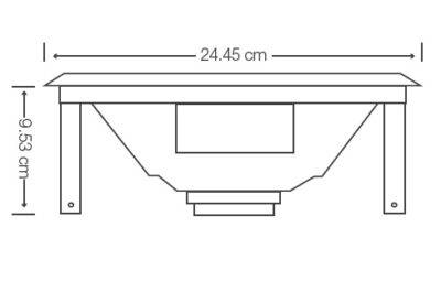 זוג רמקולים שקועים עגולים 6.5 V-Series עם מסגרת דקה מסדרת_