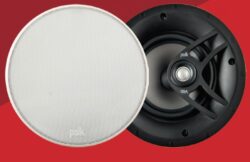 זוג רמקולים שקועים עגולים 6.5 V-Series עם מסגרת דקה מסדרת_2