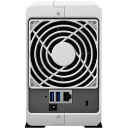 Synology NAS DS220J 2BAY Realtek RTD1296 512MB_Back_שרת_קבצים_לשיתוף_וגיבוי_מידע_ברשת_הפנימית_למשרדים