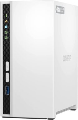 QNAP NAS TS-233 2BAY Q.CORE 1.4GHz 2GB RAM שרת קבצים מקומי לגיבוי ושיתוף למשרדים