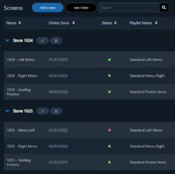 תוכנת ניהול מסכי מידע ושילוט אלקטרוני ומסכי פרסום ומידע לעסקים, מסעדות בניינים חדרי מדרגות ועוד.