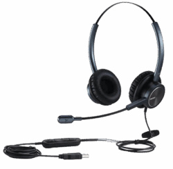 MRD-809UCDB-אוזניות-לנציגים-טלפוניים-למרכזיות-ומוקדים-העובדים-מהבית-או-משלוחה-וירטואלית-במחשב.-שתי-אוזניים-בחיבור-USB_