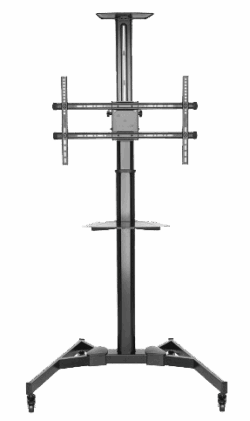 עגלת טלויזיה LUMI TTV03-46TW - עגלת טלויזיה 37-70 אינטש עד 50 קג מתקן תליה רצפתי למסך בכיתה וחדר ישיבות
