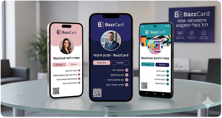 כרטיס ביקור דיגיטלי חכם לעסקים, לבעלי מקצוע ולחברות_ 9309679677
